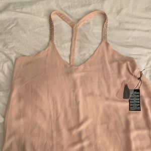 NWT Forever 21 Blush Dress with beaded straps